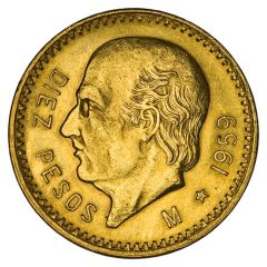 Goldmünze - 10 Pesos - Mexiko Hidalgo