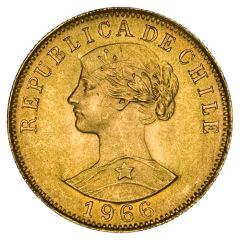 50 Pesos Gold Chile