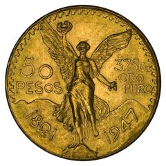 50 Pesos Gold Mexiko Centenario