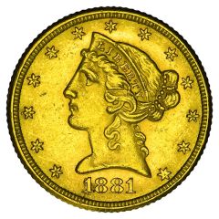 5 USD Gold Liberty / Kopf