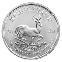 Foto der M&uuml;nze: 1 Unze Silber Kr&uuml;gerrand 1 Unze Art.-Nr. SilbermuenzeKruegerrand1Unze