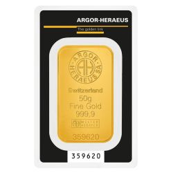 50 g Goldbarren - Diverse