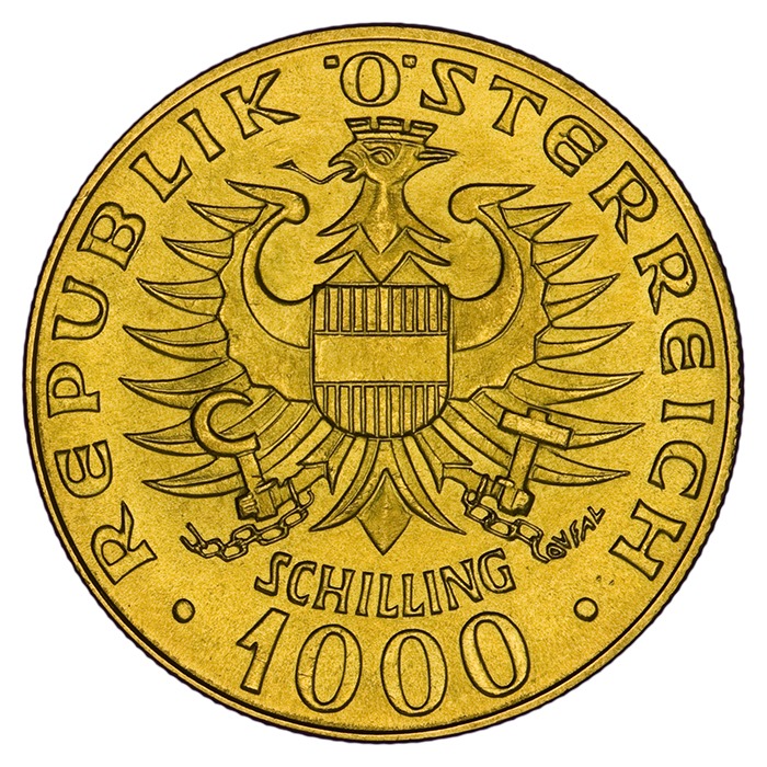 1000 OES Gold - Österreich Babenberger