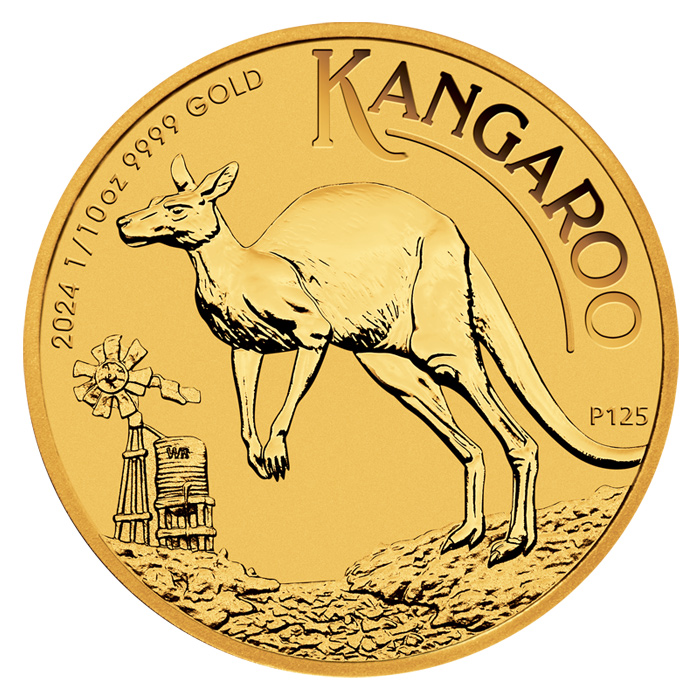 1/10 Unze Gold - K&auml;nguru/Nugget