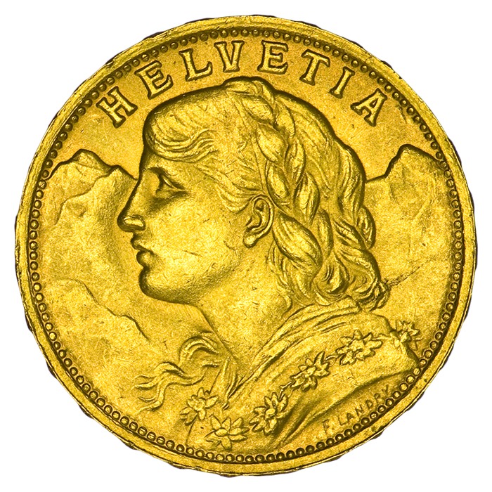 20 SFRS Gold Vreneli