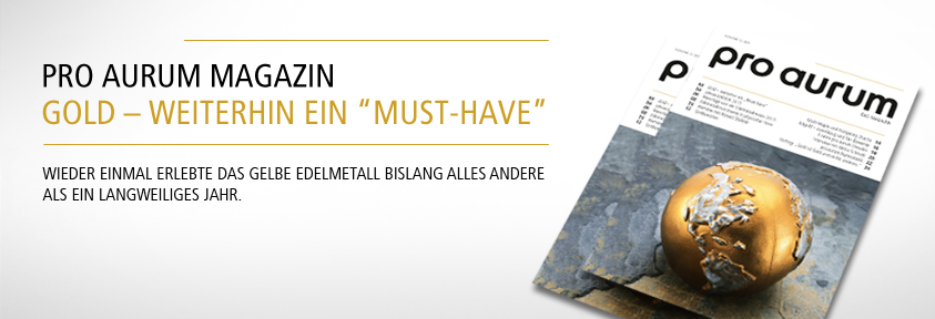 pro aurum Magazin - Ausgabe 3/2016: Mit Gold machen Sie Ihr Depot winterfest