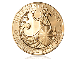 Britannia-Anlagemünzen mit neuem Design