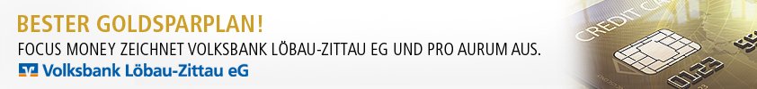 Goldsparplan proaurum + VR Bank