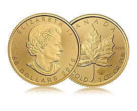 Goldmünze mit DNA